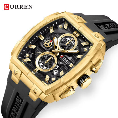 Reloj Curren 8488  Pulso Silicona Hombre