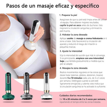 MASAJEADOR CELULITIS REDUTOR VENTOSA PRO