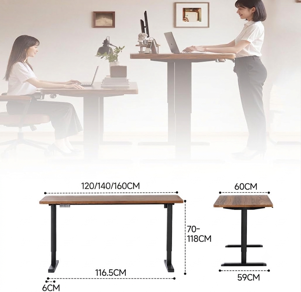 Estructura Eléctrica Ajustable de Altura – Estructura Ergonómica