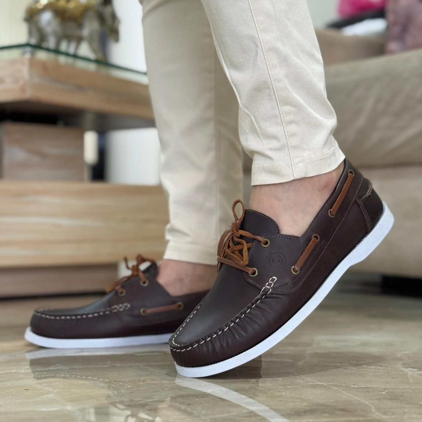 MOCASIN SPERRY CABALLERO 100% CUERO