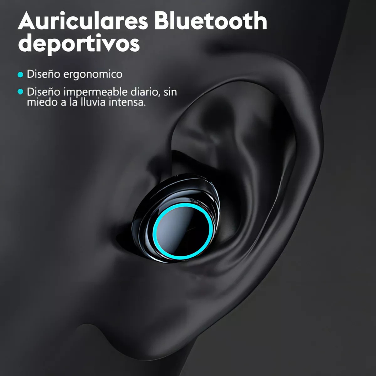 Audífonos Inalámbricos True Wireless con Estuche de Carga