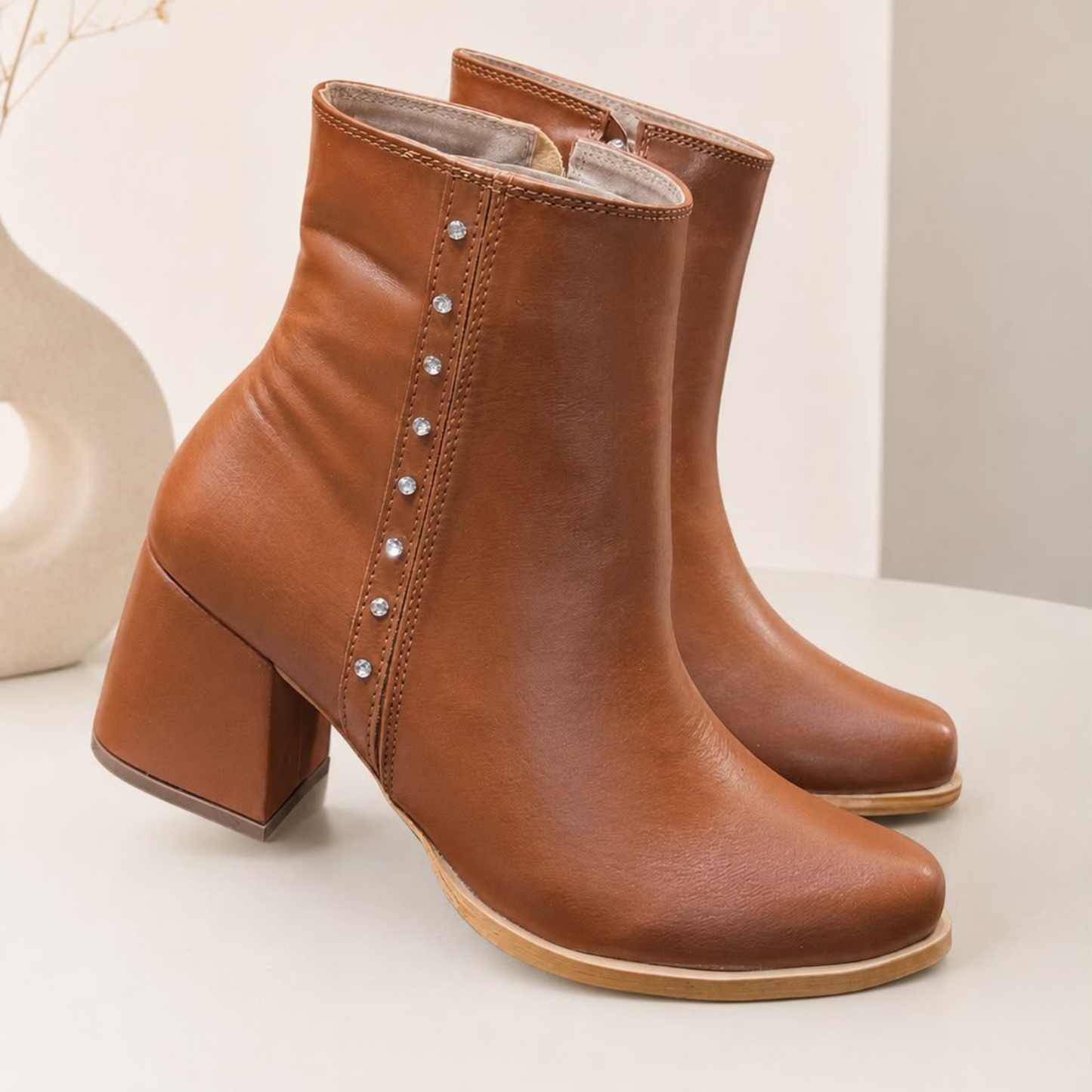 BOTIN TACON ANCHO DAMA