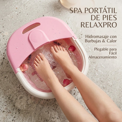 SPA TINA PARA PIES HIDROMASAJES PLEGABLE