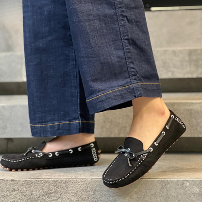 MOCASIN DAMA EN GAMUZA