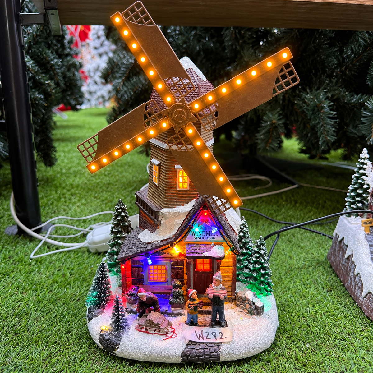 VILLA MOLINO MÁGICO NAVIDAD LED