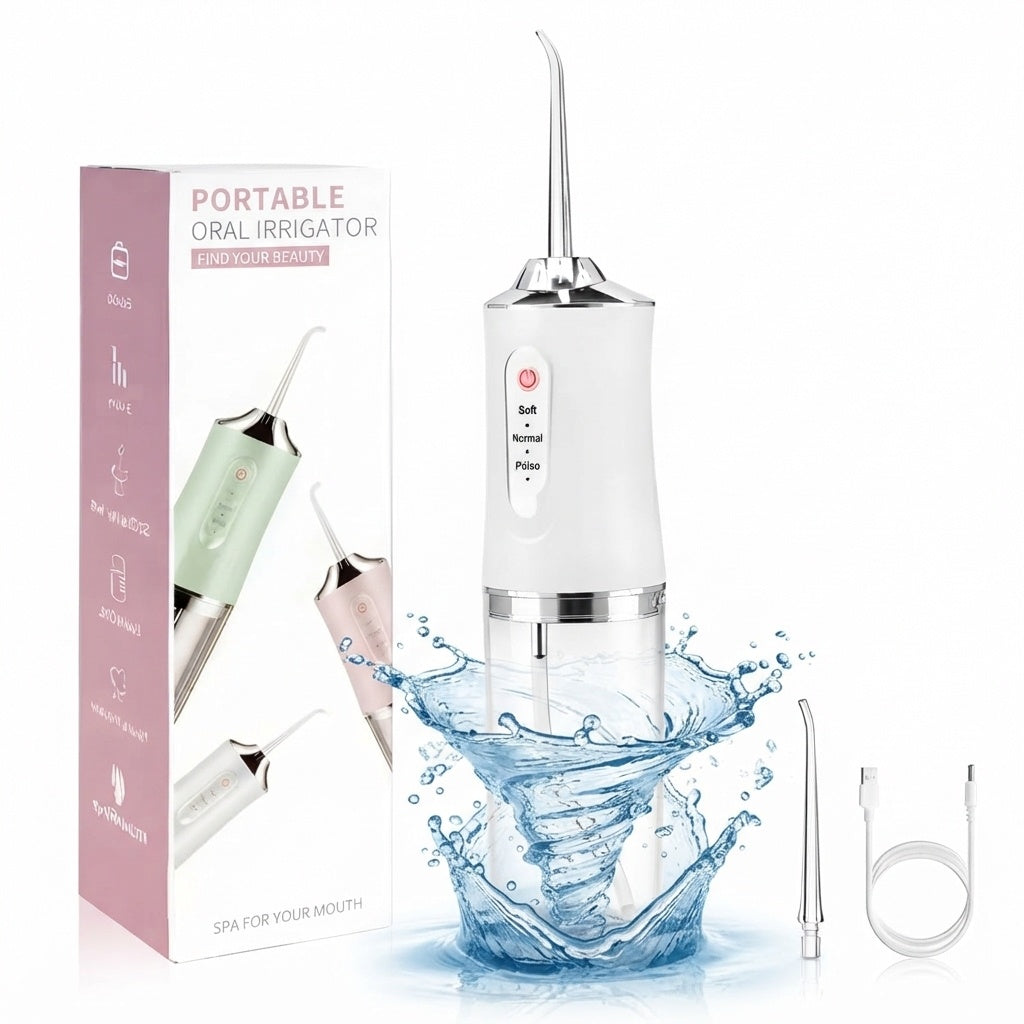 Irrigador Oral Recargable Sarro 4 Boquillas