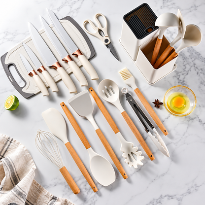 SET DE UTENSILIOS DE COCINA 19 PZ GRANDE