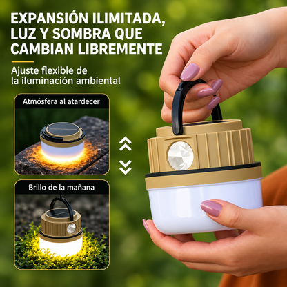 LÁMPARA BOMBILLO SOLAR RECARGABLE PORTAT
