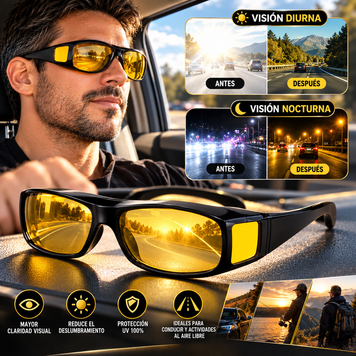 GAFAS CONDUCCIÓN HD DÍA