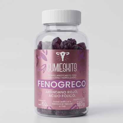 Gomitas de Colágeno Hidrolizado con Fenogreco