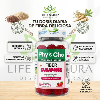 GOMAS Fibra Digestiva con Prebióticos - Con INVIMA