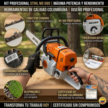 MOTOSIERRA STIHL MS660 MAGNUM