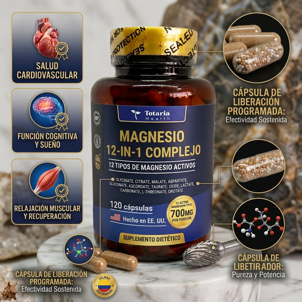 Magnesium 12 in 1 | 120 Cápsulas