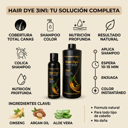 Cubrecanas Hair Dye