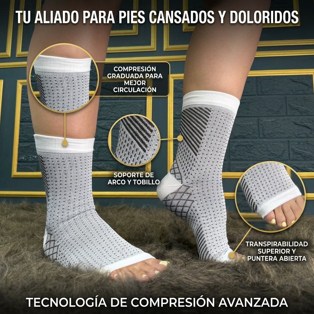 Medias de Compresión para Pies y Tobillos – Soporte y Comodidad