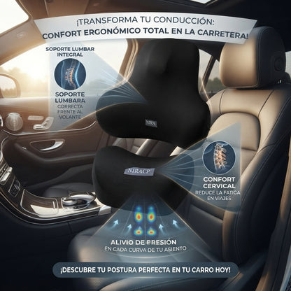 Combo de Almohadas Ergonómicas para Carro