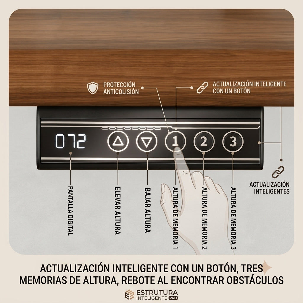 Estructura Eléctrica Ajustable de Altura – Estructura Ergonómica
