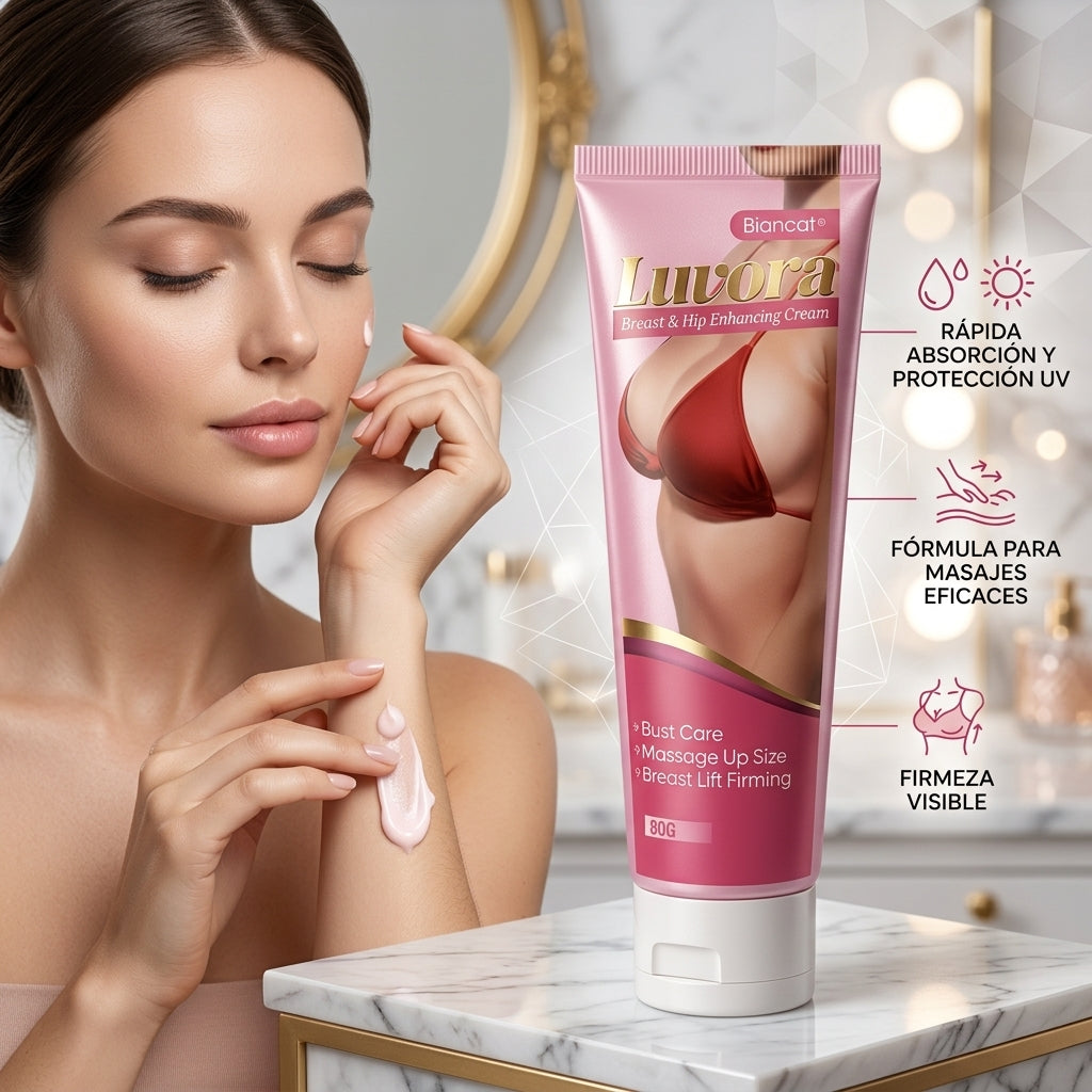 Crema Reafirmante para Busto y Cadera LuVora 80 g