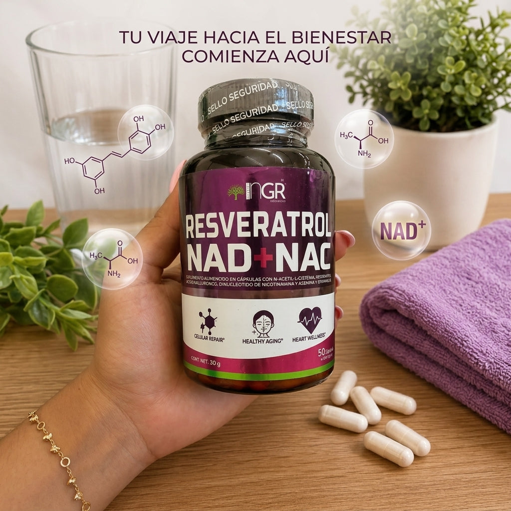 Resveratrol NAD+NAC – Suplemento Dietario Premium