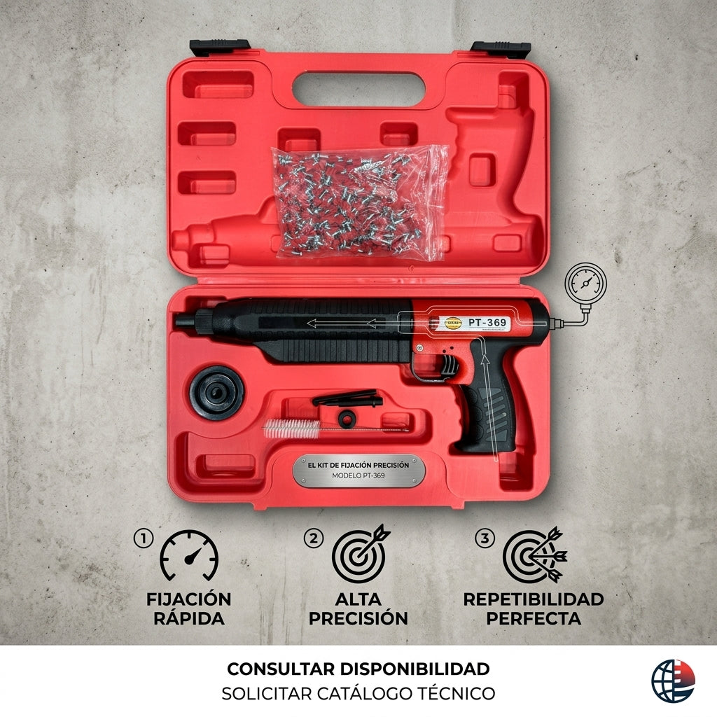 Pistola de Fijación Directa Profesional PT-369 🔨