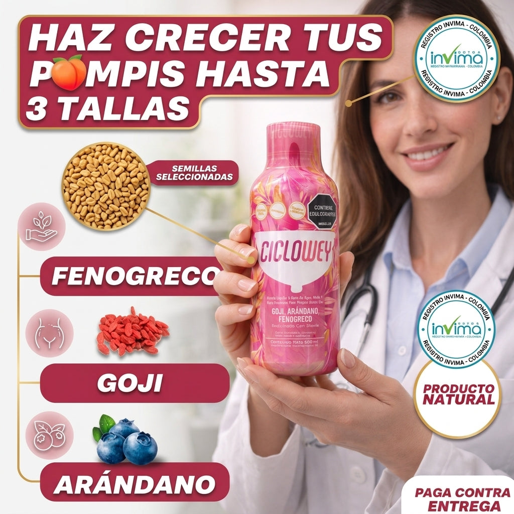 CICLOWEY – Suplemento Líquido para Bienestar Femenino 500 ml