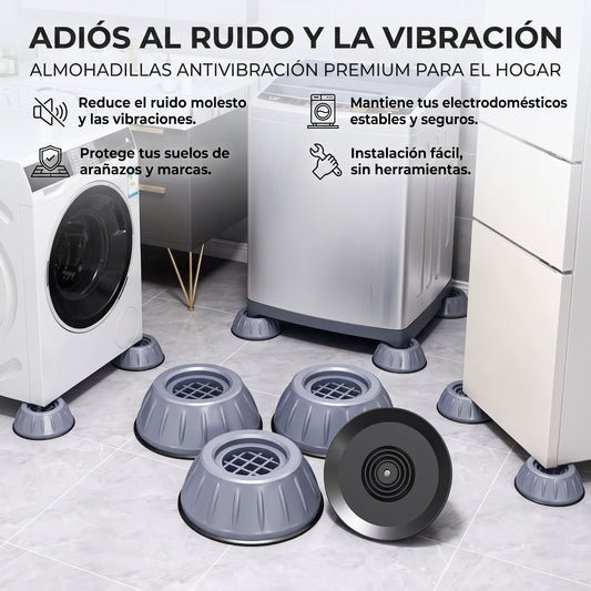 ALMOHADILLAS ANTIVIBRACION LAVADORA