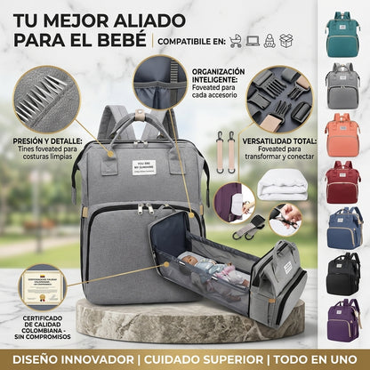 Pañalera Multifuncional para Cochecito de Bebé