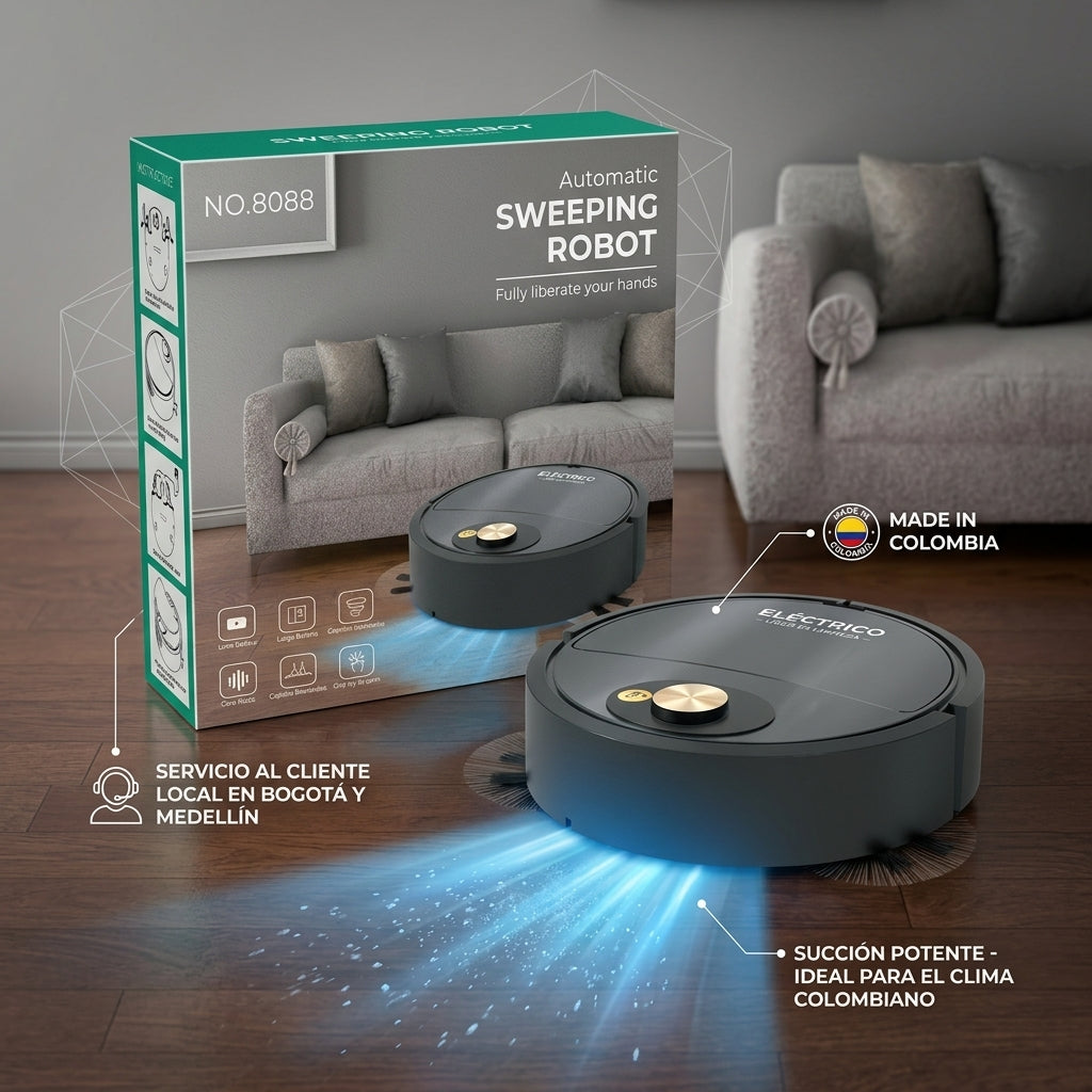 Robot Aspirador Automático NO.8088 – Limpieza Inteligente