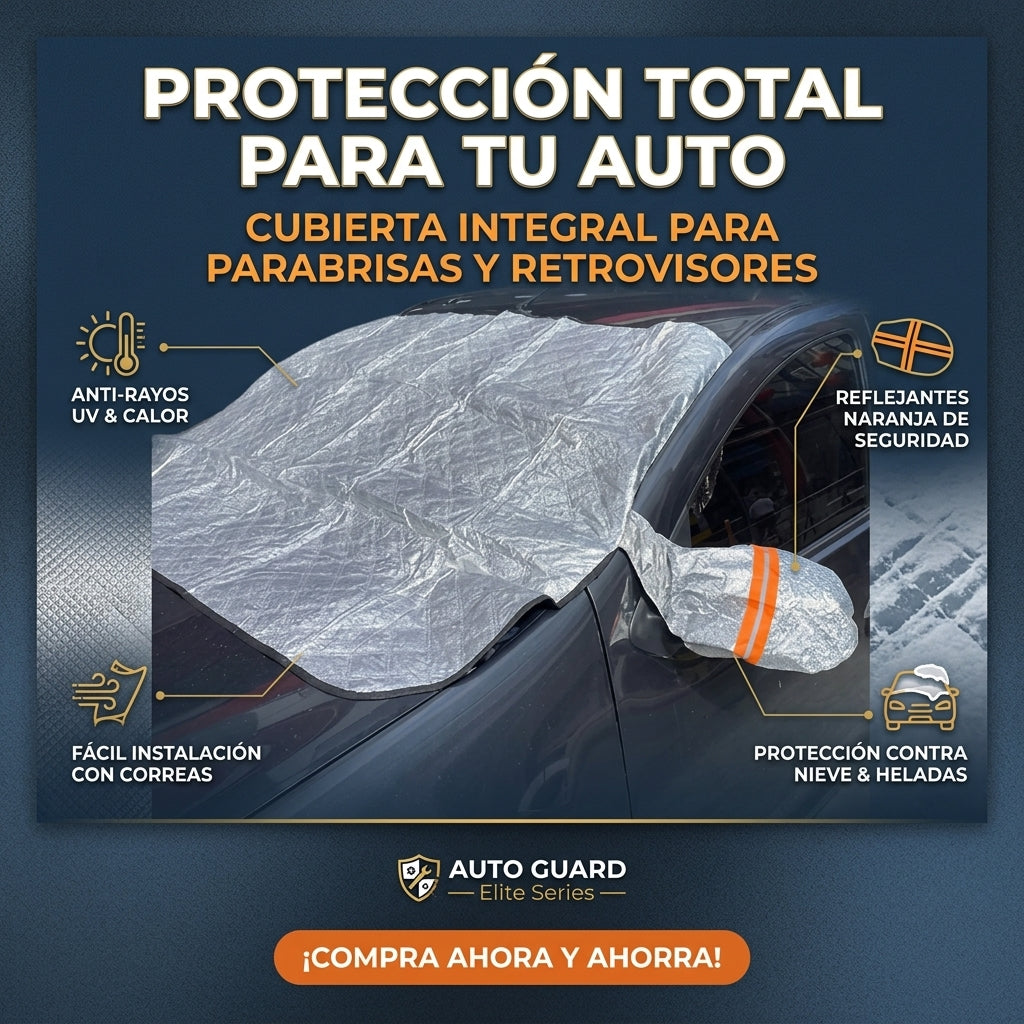 Protector Térmico Reflectivo para Parabrisas de Auto