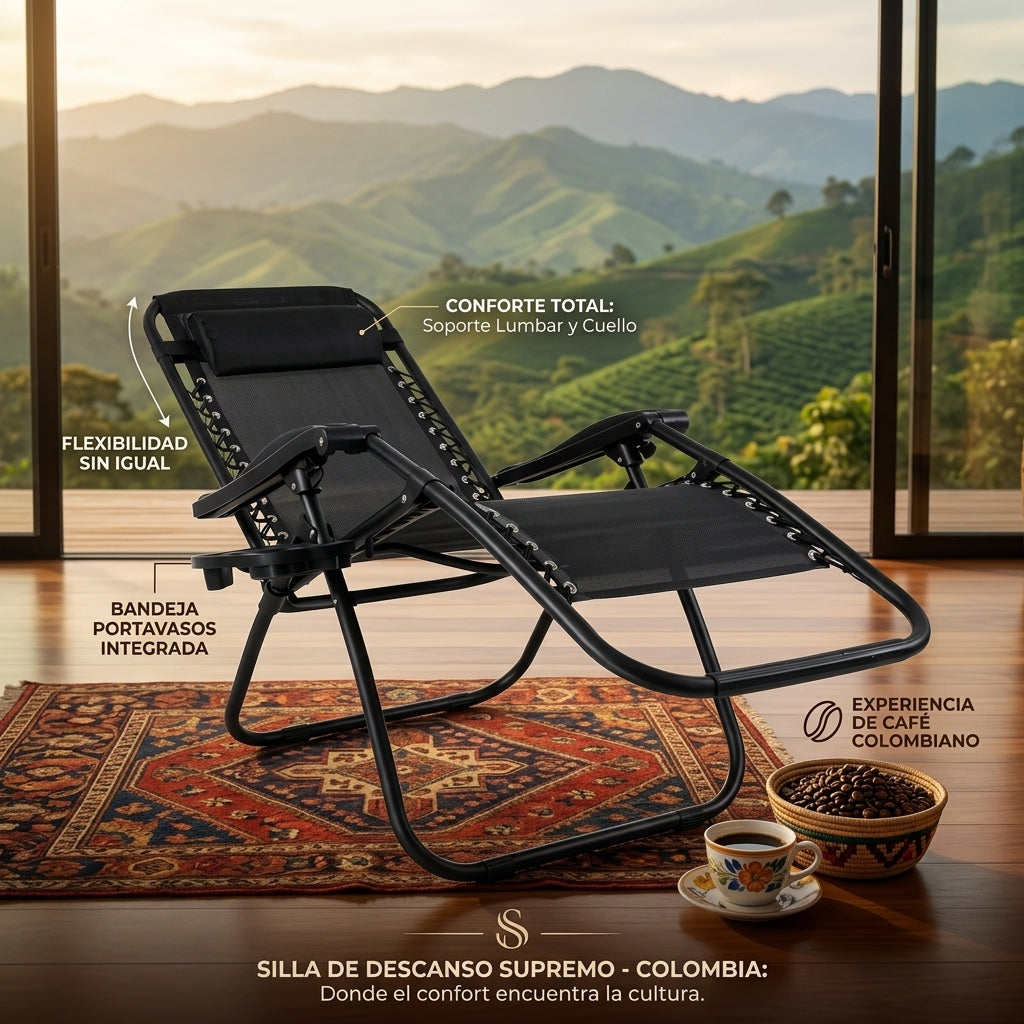 Silla Gravedad Cero Plegable Camastro