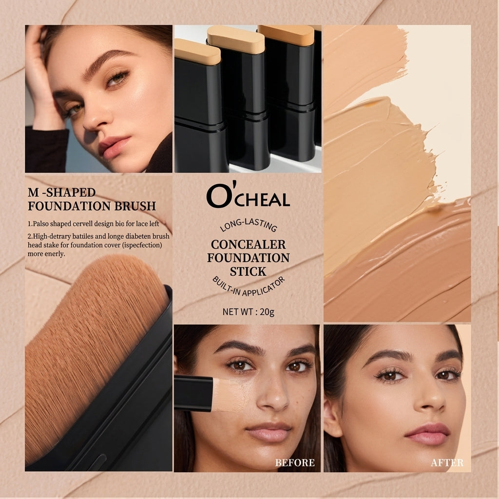Base de Maquillaje en Barra O'Cheal 2 en 1
