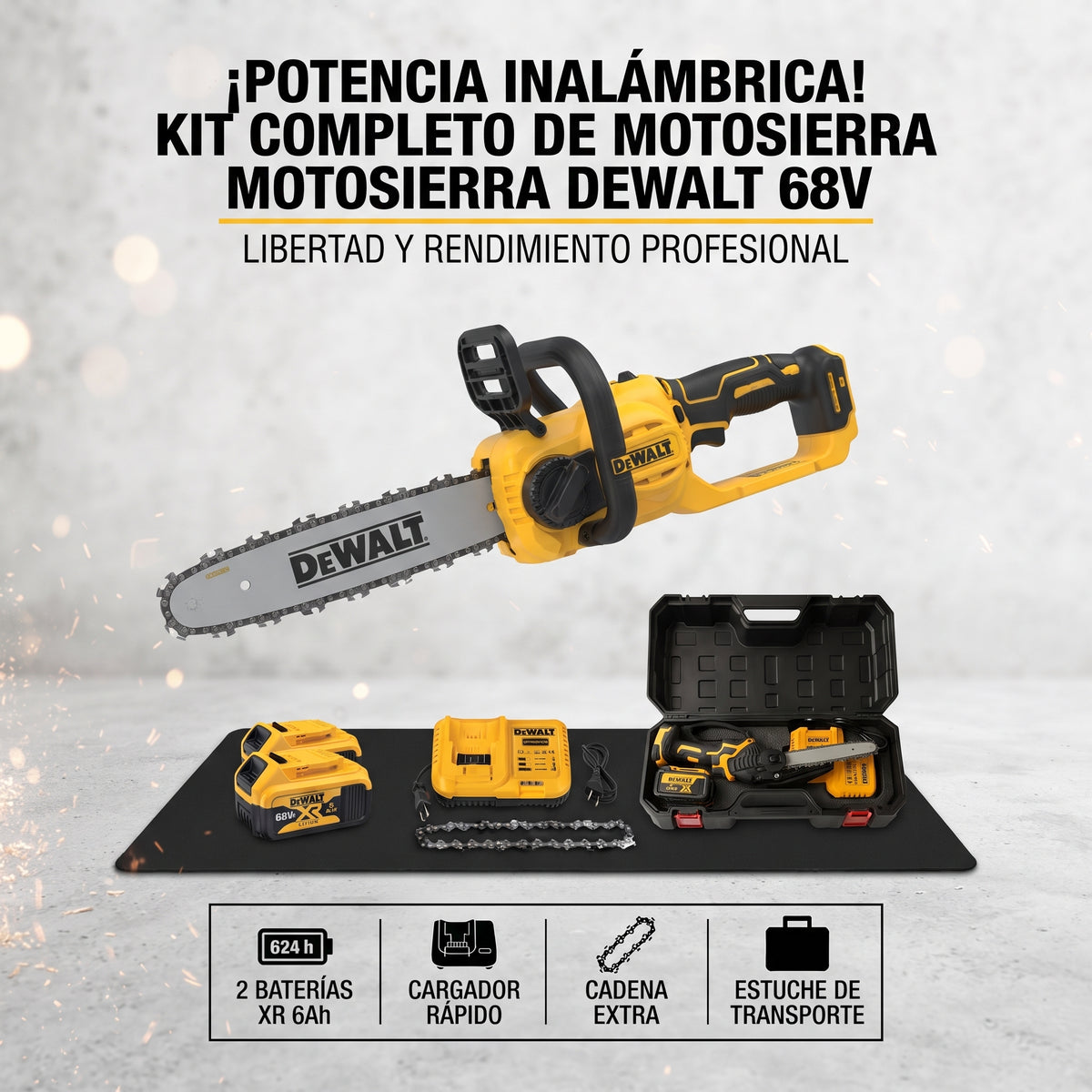 MINI SIERRA INALÁMBRICA 68V