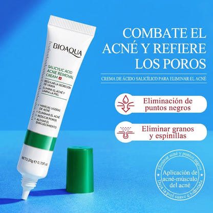 Crema Antiacné con Ácido Salicílico Bioaqua