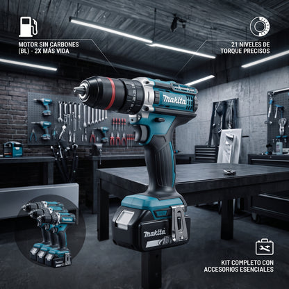 TALADRO MAKITA PERCUTOR INALÁMBRICO 24V