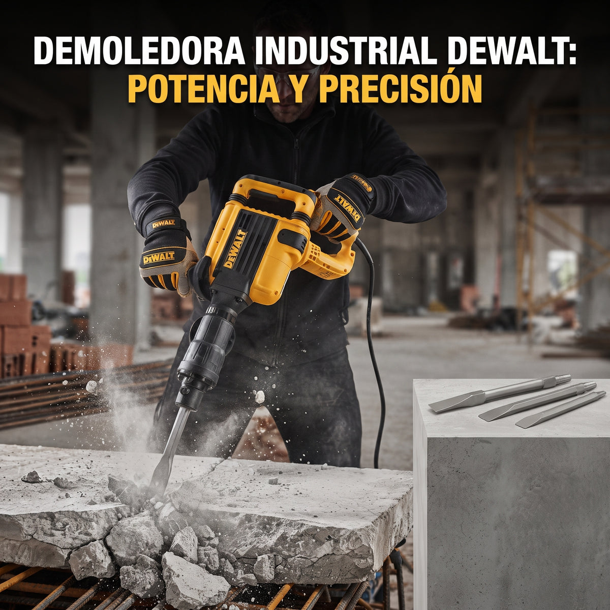 DEMOLEDOR  DEWALT 2850W 60J INDSUTRIAL