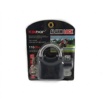 CANDADO CON ALARMA PARA MOTOS Y BICICLET