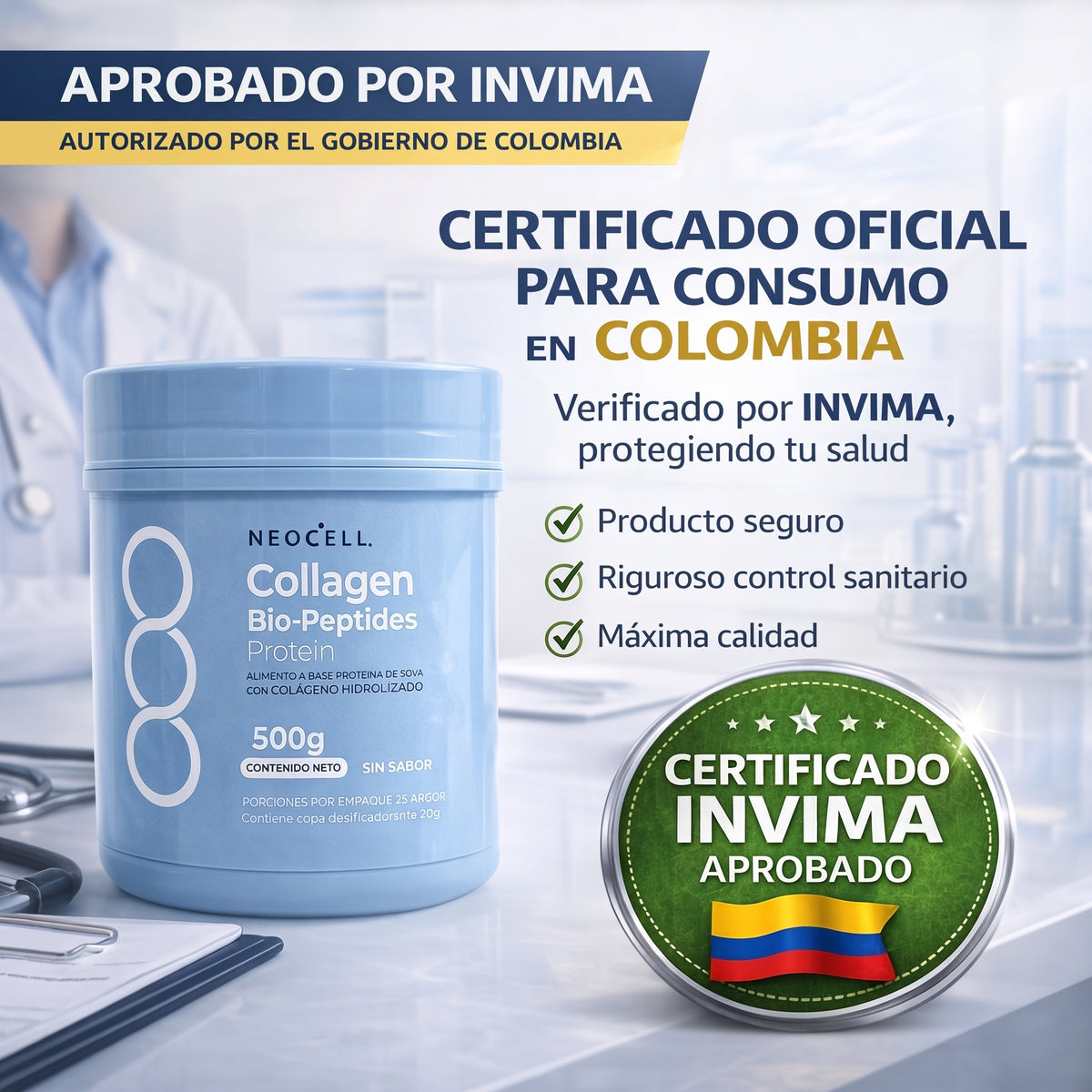COLLAGEN NEOCELL CON INVIMA 500 GR (D.P)