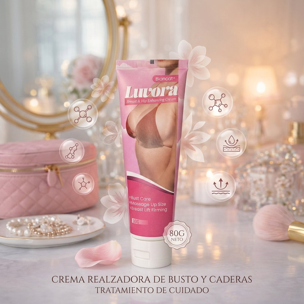 Crema Reafirmante para Busto y Cadera LuVora 80 g