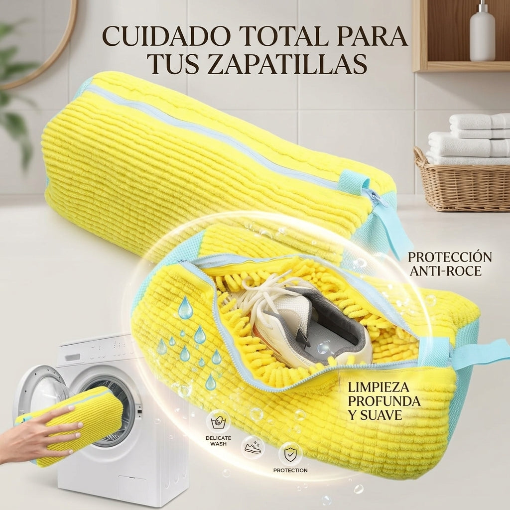 Bolsa Protectora para Lavar Zapatos en Lavadora – Reutilizable