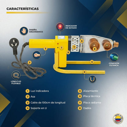 Soldadora De Tuberías Maquina Polifusor