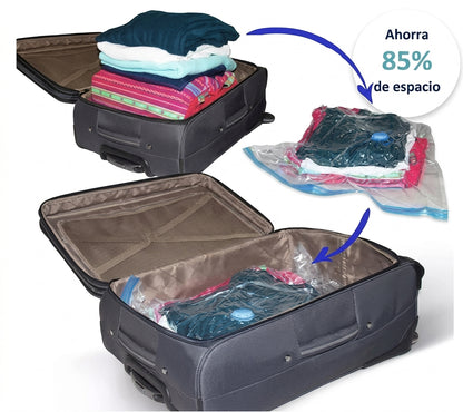 Set de Bolsas de Empaque al Vacío 70x50 cm + Bomba Manual + Bolsa 40x60 cm