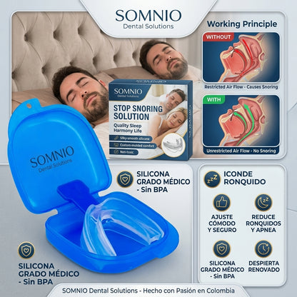 Protector Bucal Anti-Ronquido Moldeable – Descanso Más Cómodo