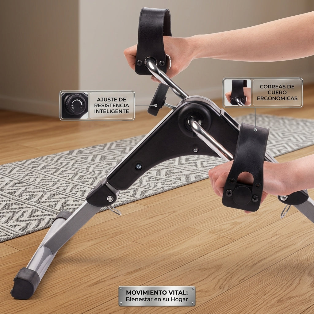 Mini Bicicleta Spinning Pedal Portátil con Pantalla LCD