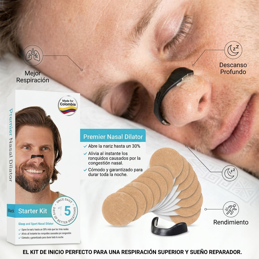 Dilatador Nasal para Sueño y Deporte