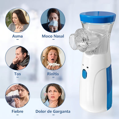 Nebulizador Portátil de Malla con Carga USB