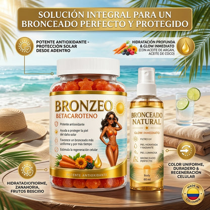 GOMAS BRONCEADORAS + SPLASH BRONCEADOR