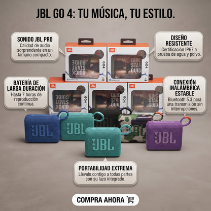 PARLANTE BLUTOOTH JBL Go4