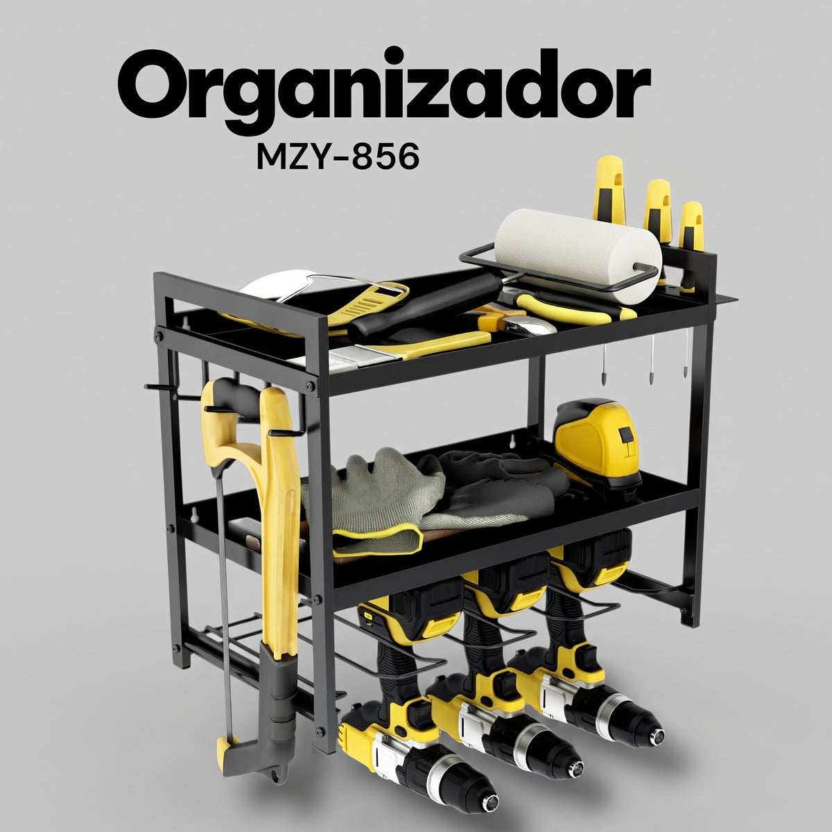 ORGANIZADOR DE HERRAMIENTAS 2 REPISAS