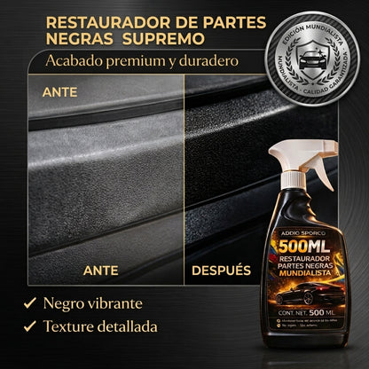 Restaurador Partes Negras Addio 500ML