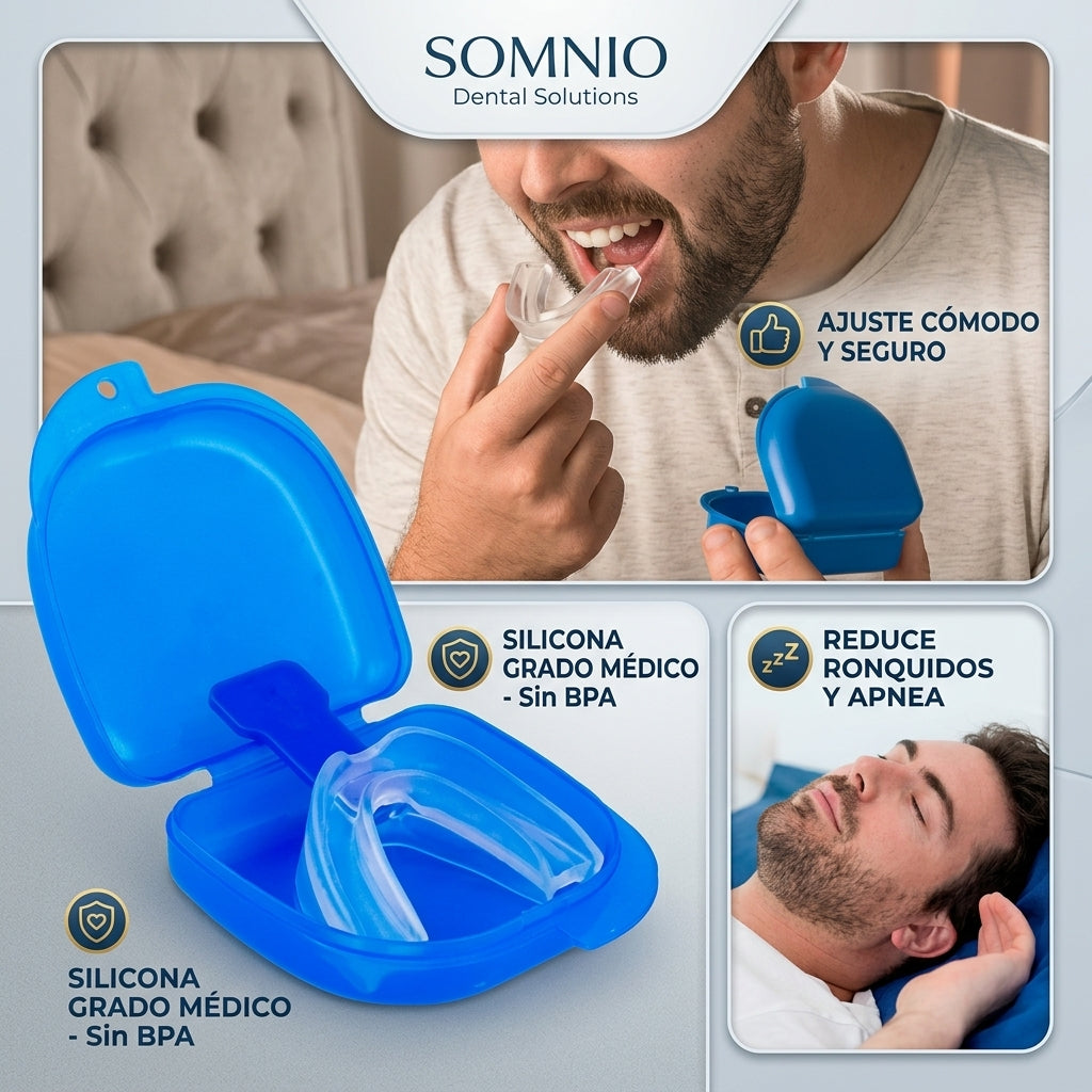 Protector Bucal Anti-Ronquido Moldeable – Descanso Más Cómodo